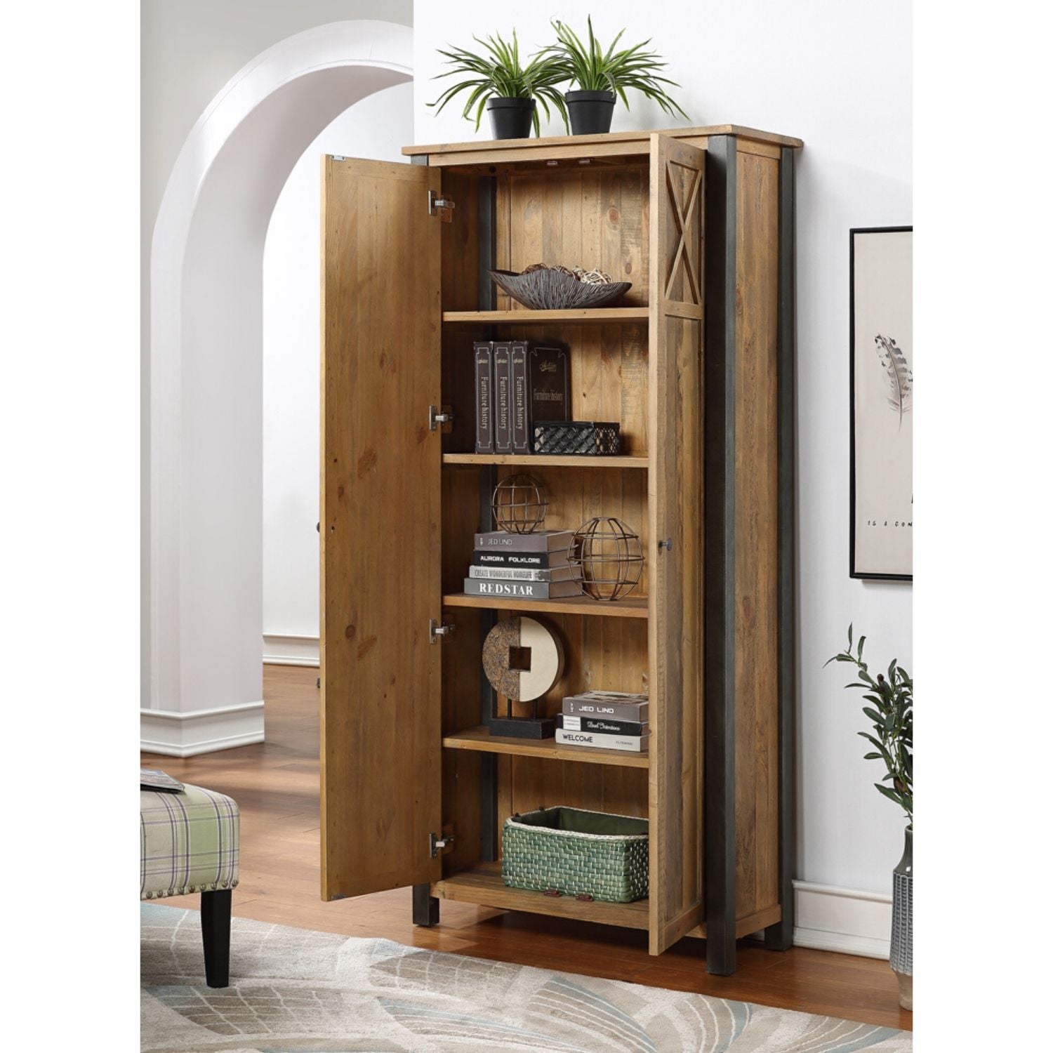 Harringay Reclaimed Wood Storage Cabinet - The Orchard Home and Gifts